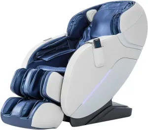 MYTHIA 2025 A303 Massage Chair iRest System, Full Body with Heat, Zero Gravity, SL Track Shiatsu Recliner with Automatic Body Scan, Footrest Calfrest Exntension (Blue)