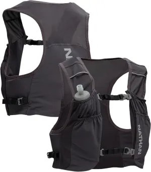 Nathan Pinnacle Featherlite Hydration Vest - Ultra-Light, Compression Fit, Power Mesh, 14oz Hydrapak Flask, Unisex