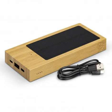 NATURA Bamboo Solar Power Bank - 122468