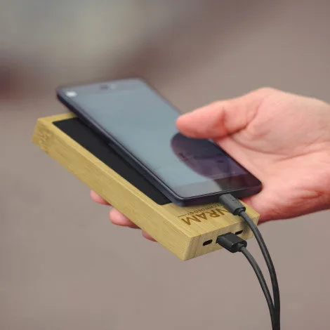 NATURA Bamboo Solar Power Bank - 122468