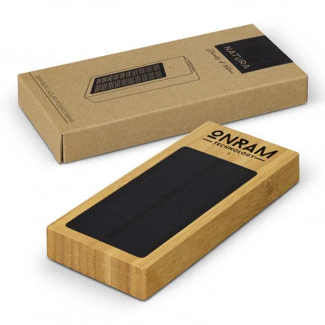 NATURA Bamboo Solar Power Bank - 122468