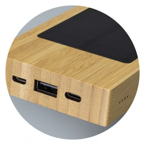 NATURA Bamboo Solar Power Bank - 122468