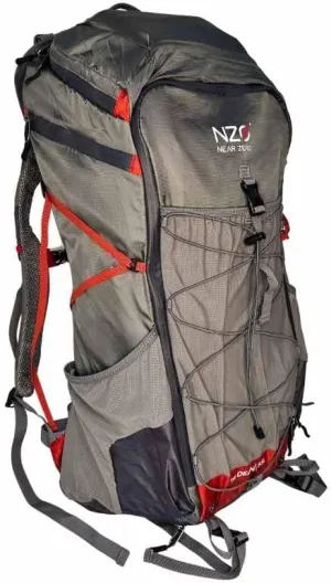 NEAR ZERO Dean Ultralight Organizational Hiking Backpack for Backpacking Adventures | 55L Camping Essentials Bag | Adjustable Torso | Ultralight 3.8 lbs Trekking Bag