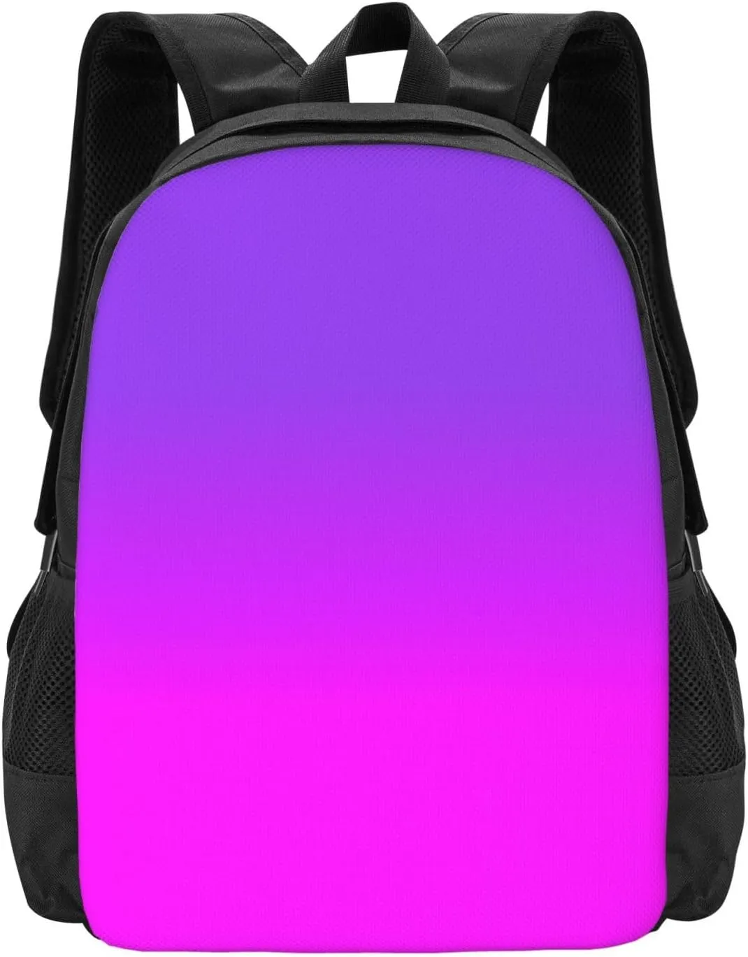 Neon Purple And Hot Pink Ombre Shade Color Fade Lightweight Packable Backpack Travel Casual Hiking Daypack Foldable Backpack For Men Women