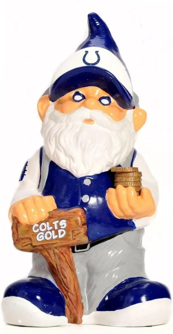 NFL Indianapolis Colts Team Gnome Bank