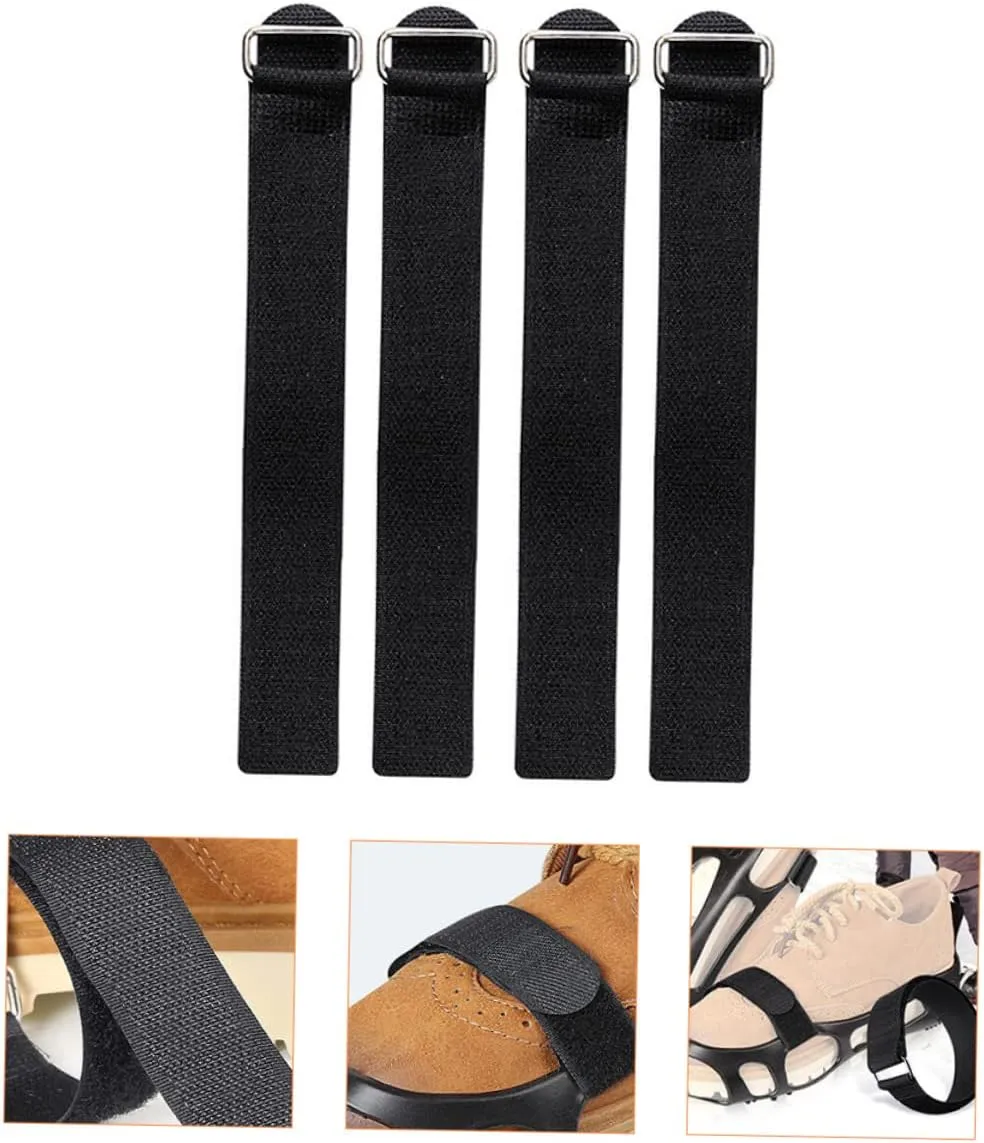 NOLITOY Non-Slip Cable Ties Shoe Sole Non Shoes Trouser Hooks Elastic Shoe Laces Belt Boots Climbing Shoes