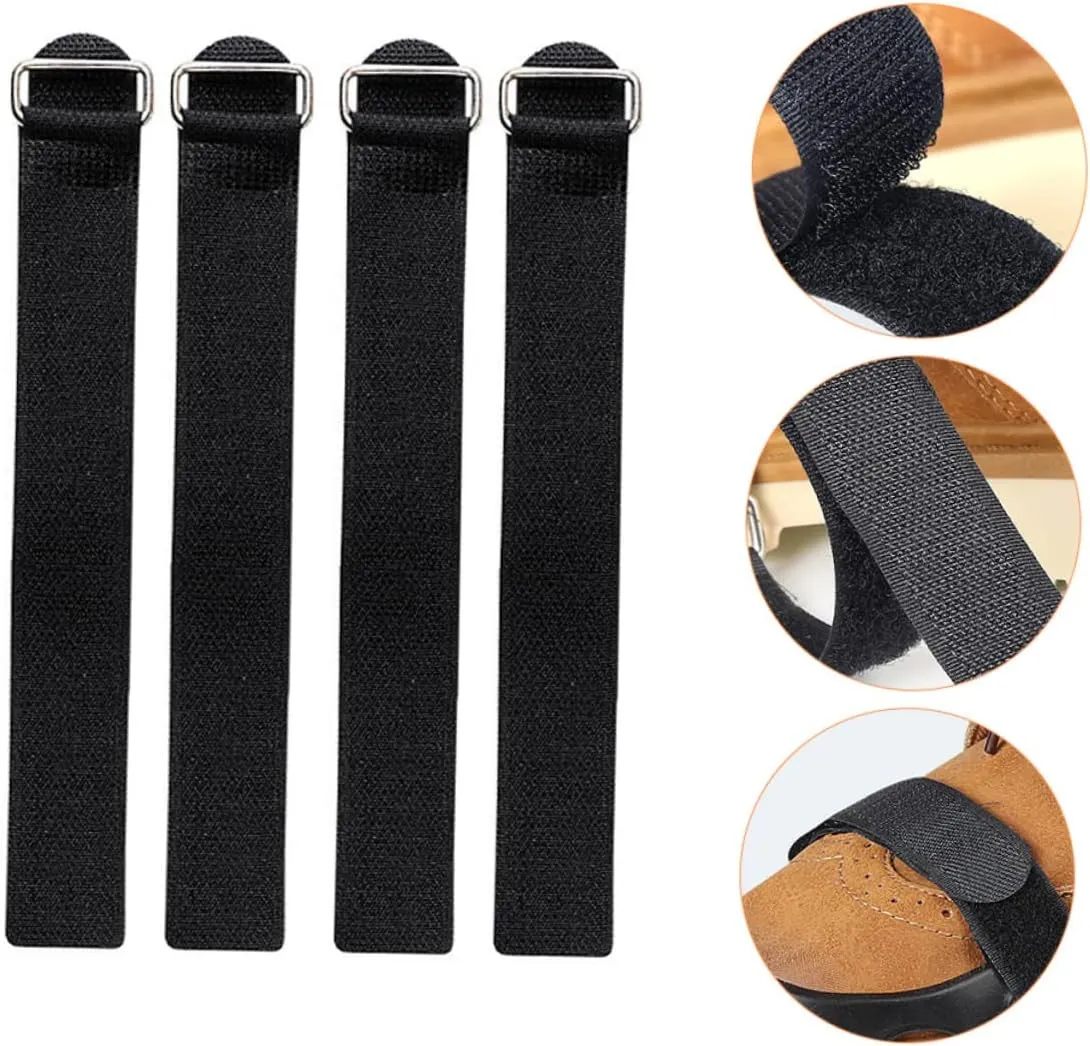 NOLITOY Non-Slip Cable Ties Shoe Sole Non Shoes Trouser Hooks Elastic Shoe Laces Belt Boots Climbing Shoes