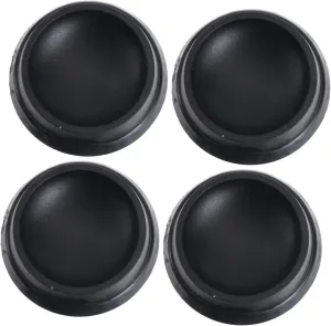 NUOBESTY 2sets 4pcs Rubber Chair Wheel Stoppers Non Slip Furniture Floor Protector Pads for Caster Wheels Locks Place for Chairs Desks and Cedar Chests 4pcs*2