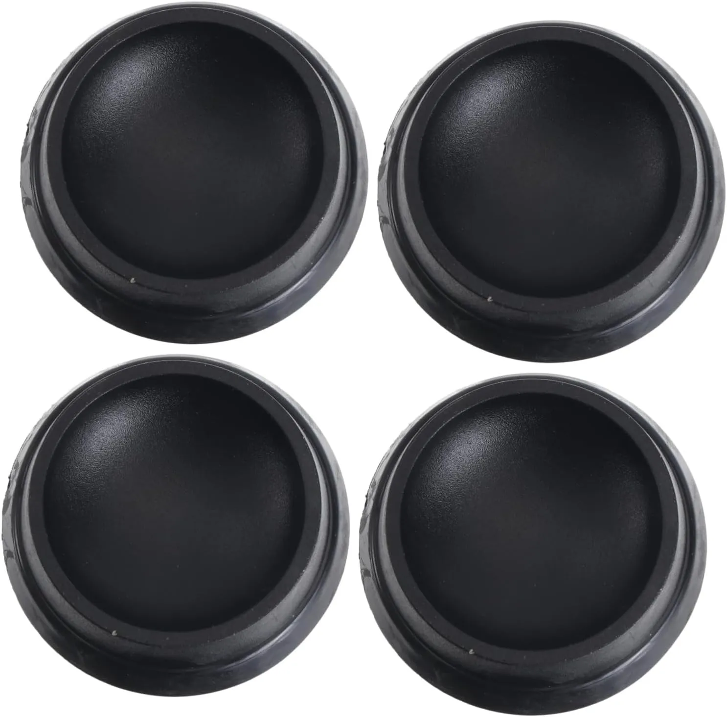 NUOBESTY 2sets 4pcs Rubber Chair Wheel Stoppers Non Slip Furniture Floor Protector Pads for Caster Wheels Locks Place for Chairs Desks and Cedar Chests 4pcs*2