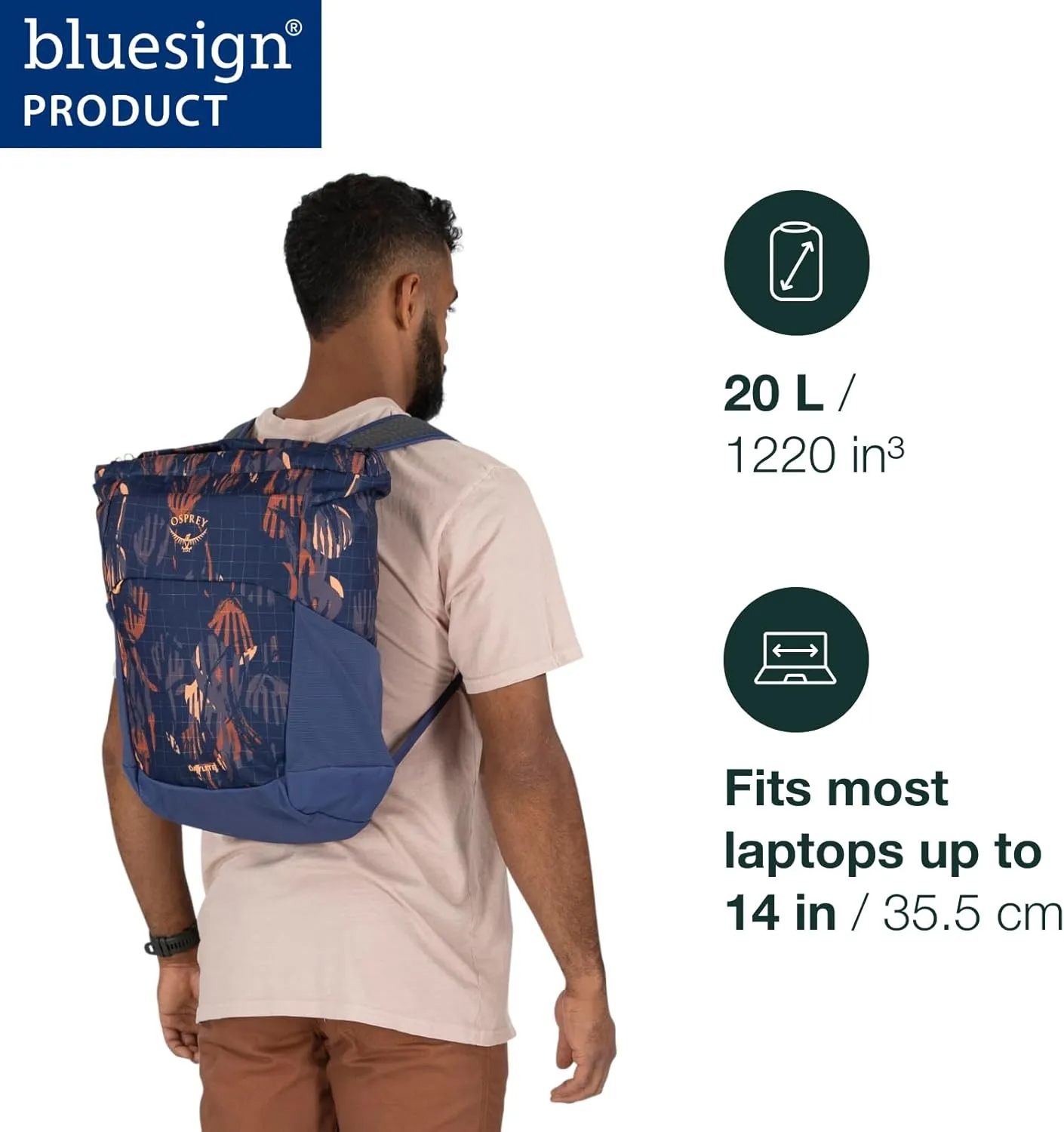 Osprey Daylite Tote Pack, Umber/Tequila Sunrise