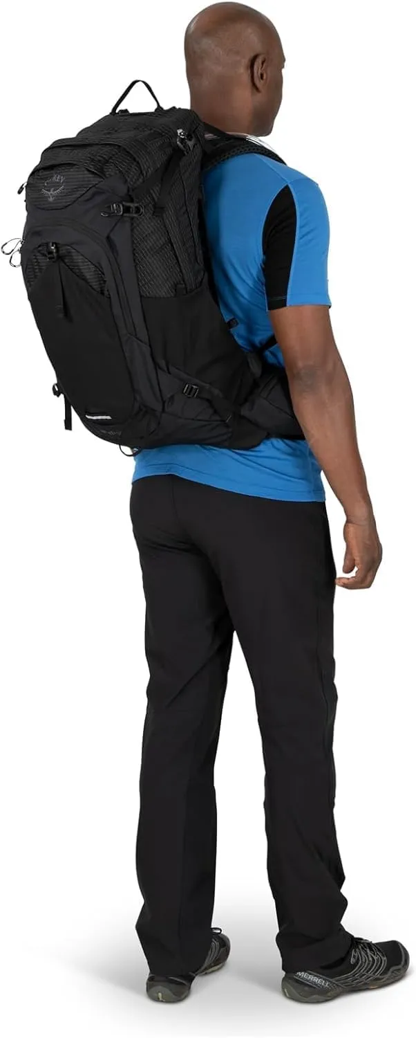 Osprey Manta 34L Men's Hiking Backpack with Hydraulics Reservoir, Oak Leaf Orange, One Size