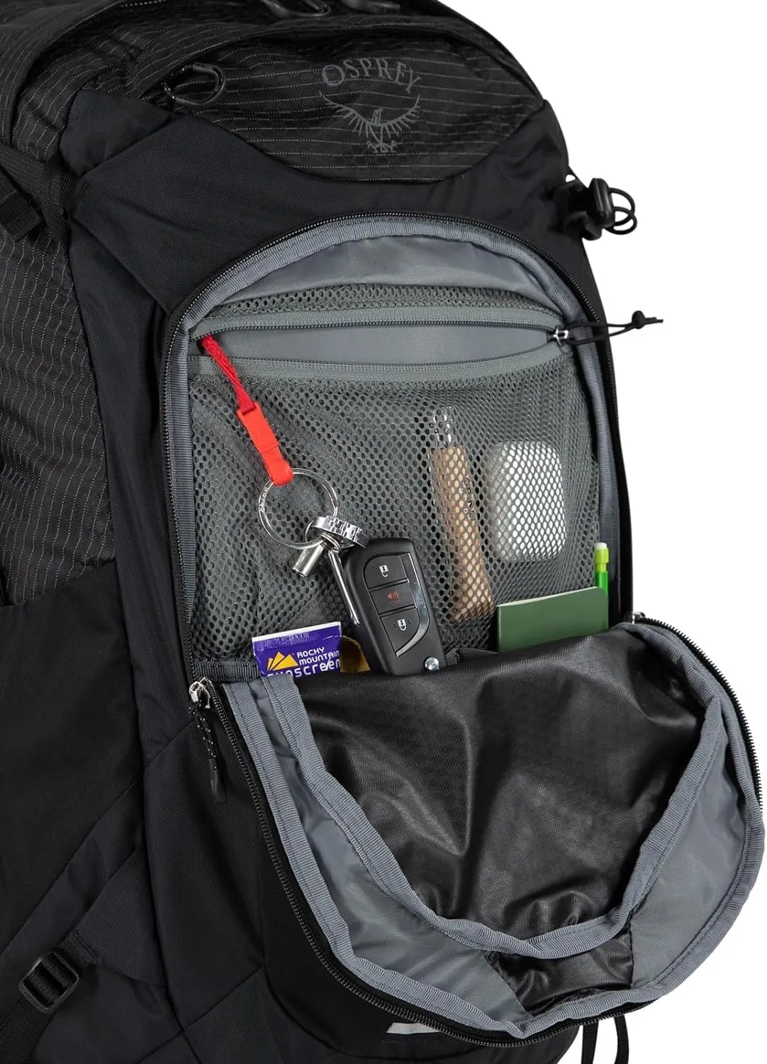 Osprey Manta 34L Men's Hiking Backpack with Hydraulics Reservoir, Oak Leaf Orange, One Size