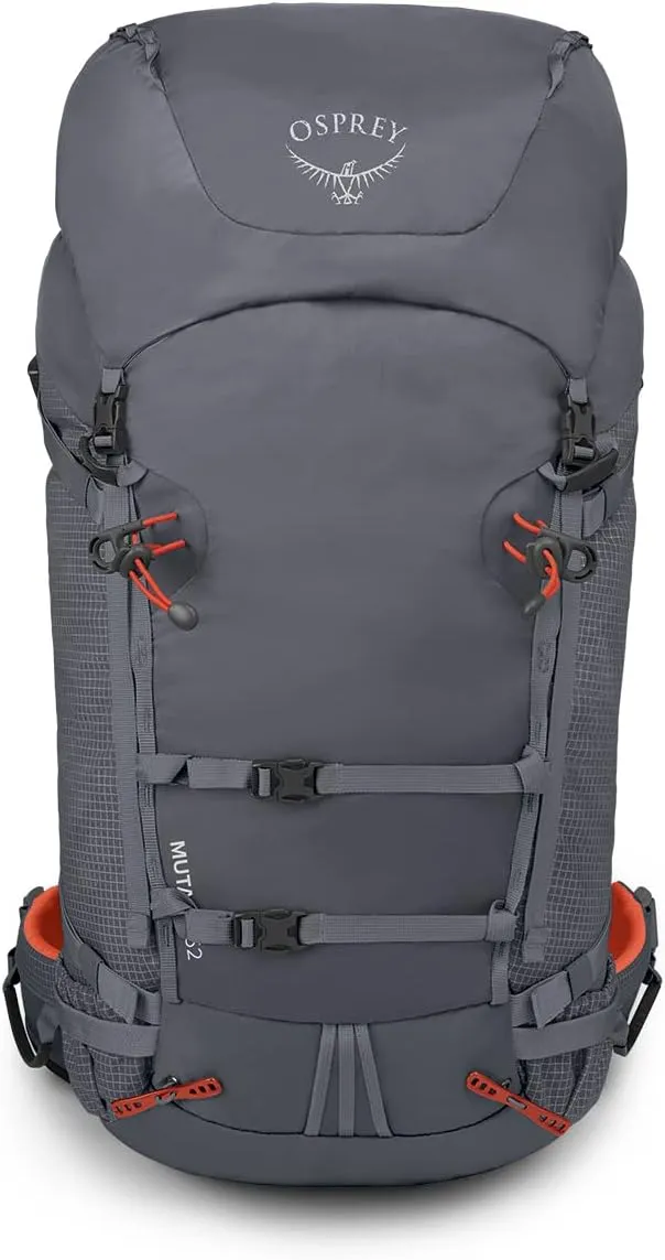 Osprey Mutant 52L Climbing and Mountaineering Unisex Backpack, Tungsten Grey, S/M