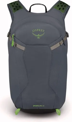 Osprey Sportlite 20L Unisex Lightweight Hiking Backpack, Tungsten/Grey Wolf