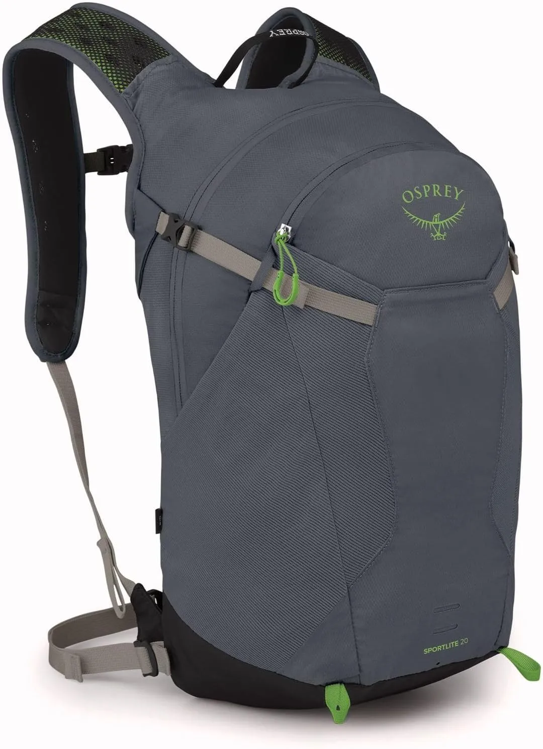 Osprey Sportlite 20L Unisex Lightweight Hiking Backpack, Tungsten/Grey Wolf