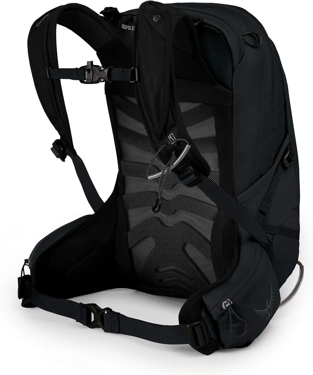 Osprey Tempest 9L Women's Hiking Backpack with Hipbelt, Stealth Black, WM/L