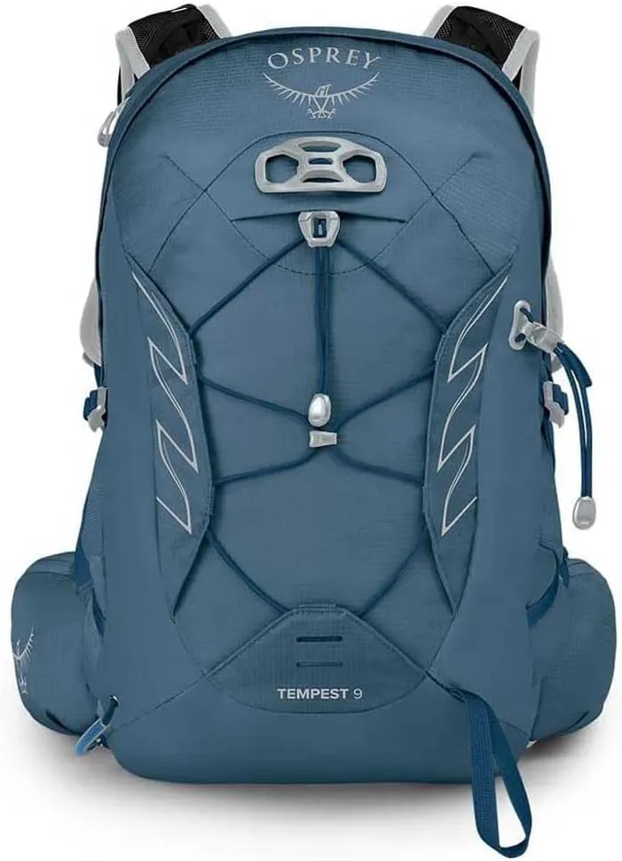 Osprey Tempest 9L Women's Hiking Backpack with Hipbelt, Tidal/Atlas, WM/L