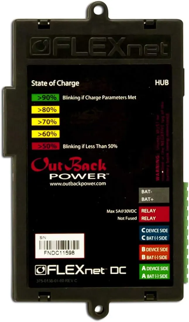 OutBack Power FLEXware FN-DC Flexnet Advanced DC System Monitor