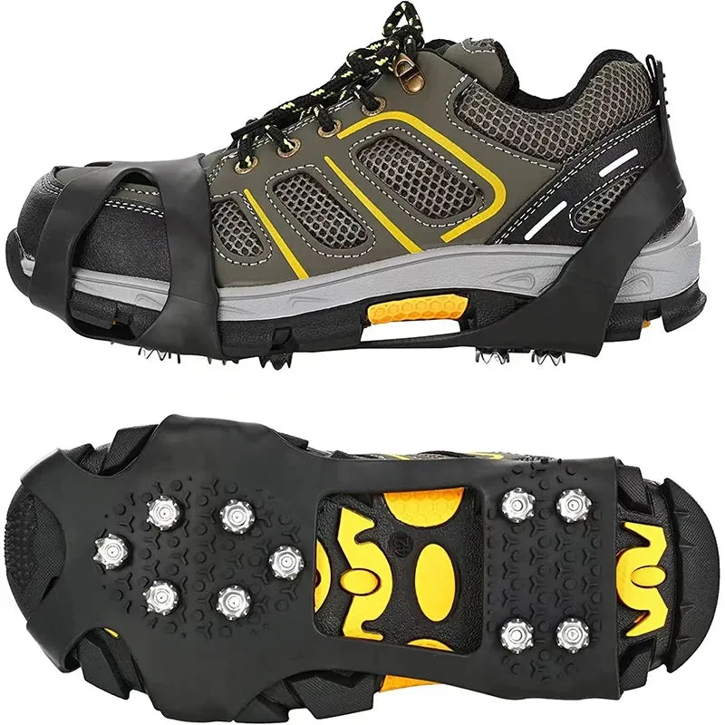 Outdoor 10 tooth Steel Anti slip Shoe cover Ice claw Mountain climbing
