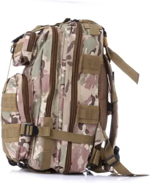 Outdoor Camouflage Backpack for Men Lightweight Rucksack for Hiking Trekking Camping Travel More Straps Multiple Compartments for Organization for Weekend Adventures