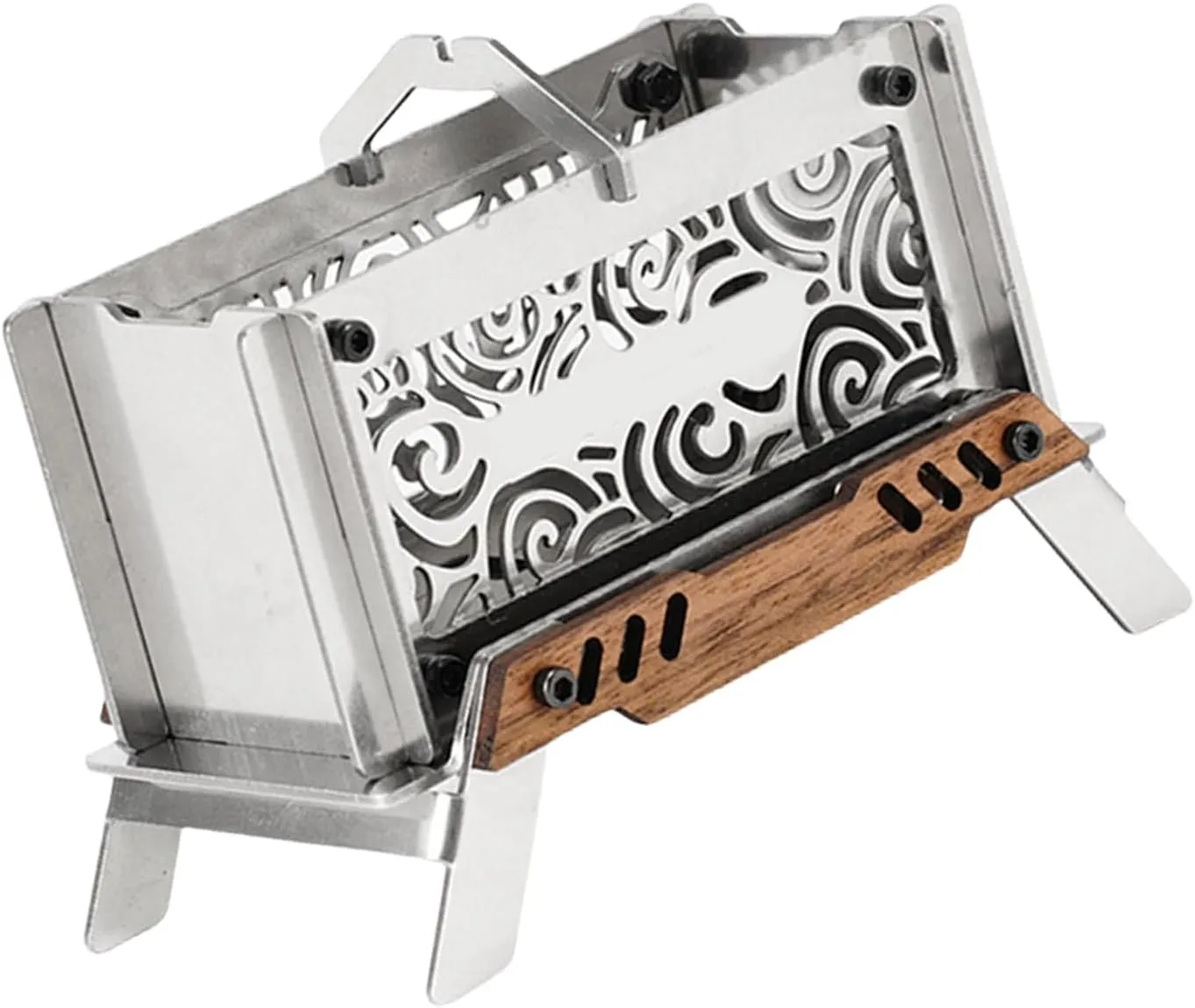 Outdoor Camping Incenses Burners 11x5.7x8.2cm Burning Wood Stove Portable for Indoor & Outdoor Camping