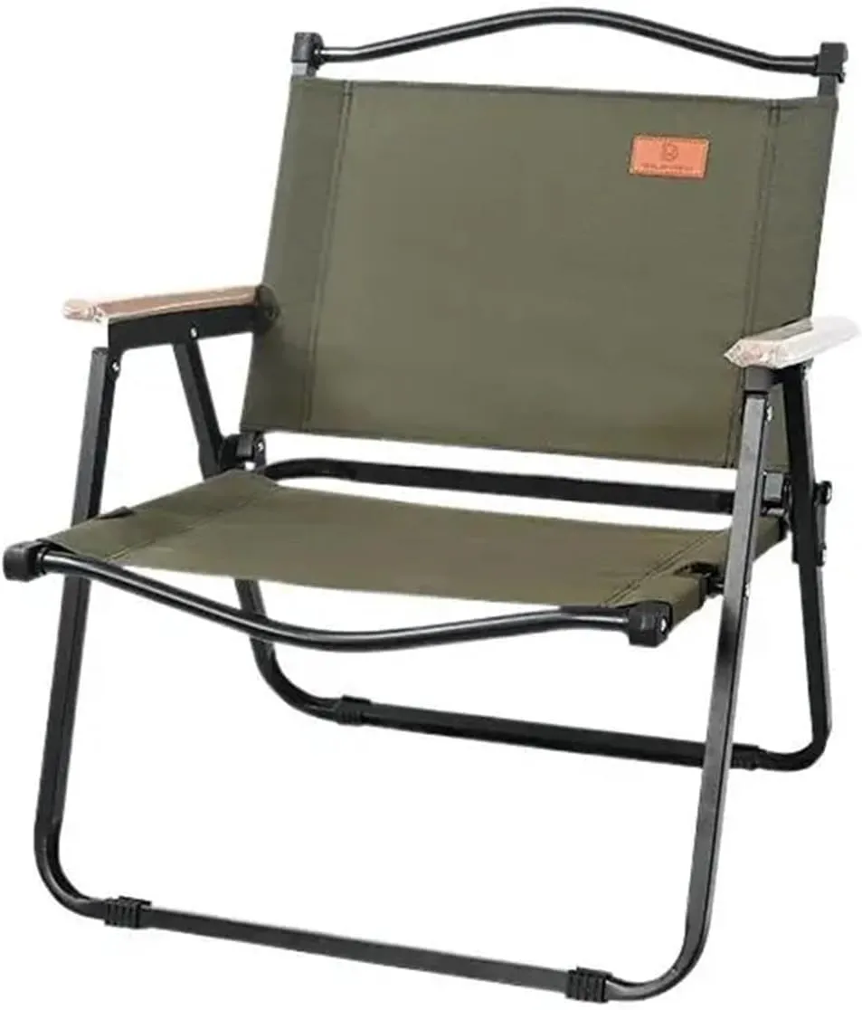 Outdoor Camping Picnic Folding Moon Chair Lazy Leisure Portable Director Art Sketching Recliner Fishing Tools (Size : Creamy-White)