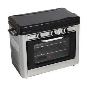 Outdoor Camping Portable Oven With Handle Kitchen Kitchenware Gas Barbecue Stove Non Stick Enamel Cooking Easy To Use