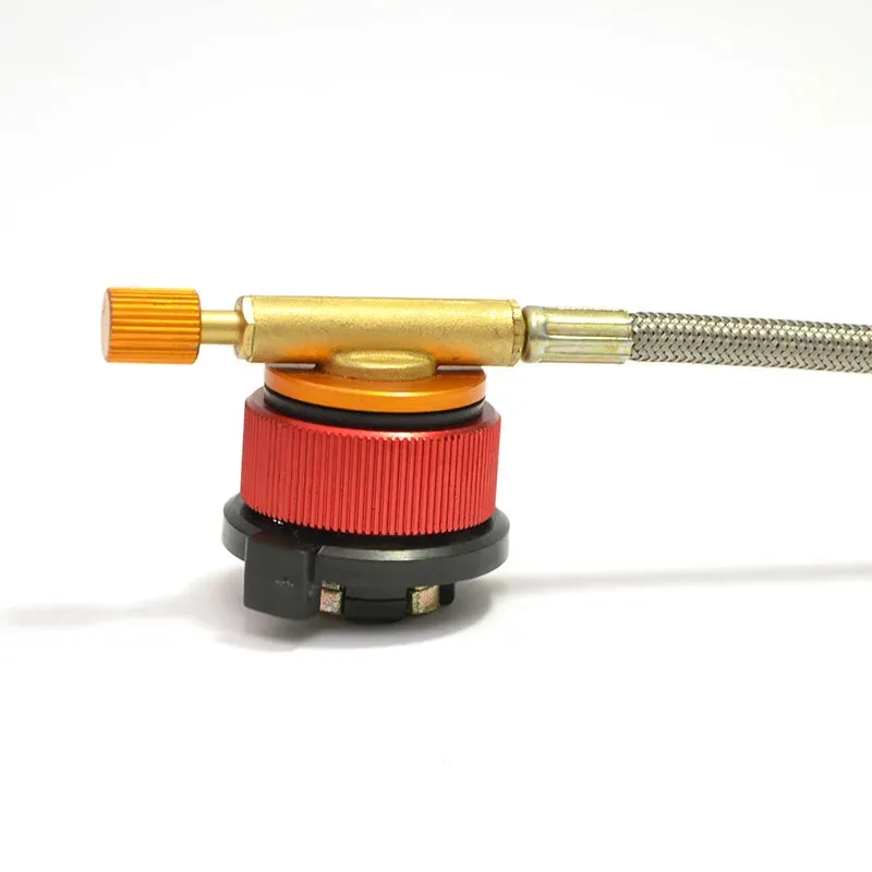 Outdoor Camping Stove Gas Tank Adapter: Lightweight Aluminum Alloy Propane Tank Converter