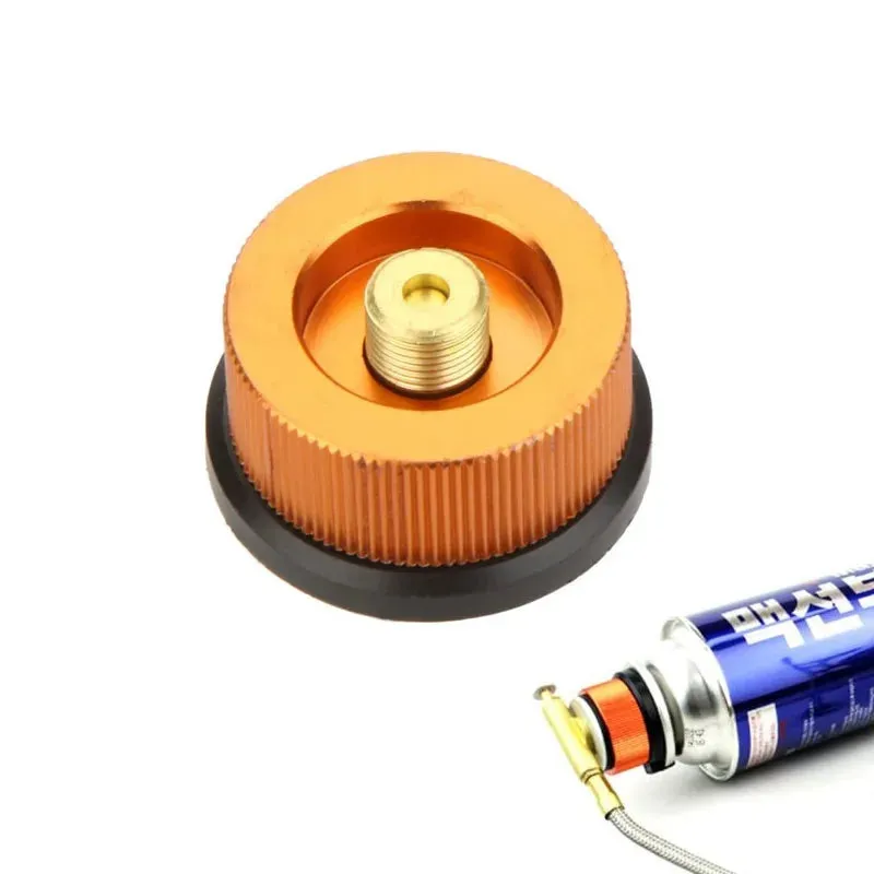 Outdoor Camping Stove Gas Tank Adapter: Lightweight Aluminum Alloy Propane Tank Converter