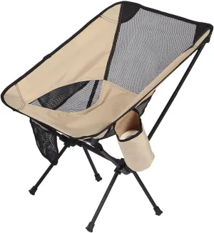 Outdoor Chair Folding Camping Chair Outdoor Aluminum Alloy Folding Chair Portable Beach Ultralight Fishing Stool Lightweight Compact Camping Backpack Chairs Camping Chair Foldable Chair