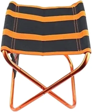 Outdoor Chair Folding Camping Fishing Picnic BBQ Seat Ultralight Aviation Aluminum Stool Foldable