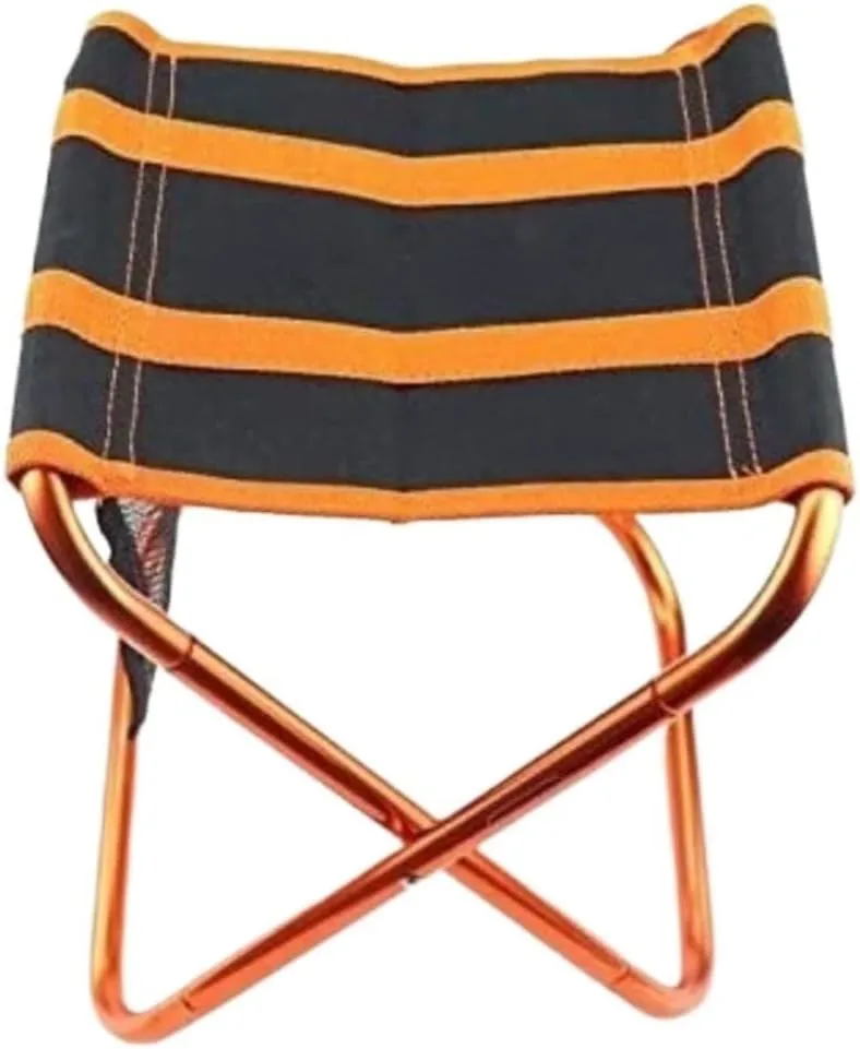 Outdoor Chair Folding Camping Fishing Picnic BBQ Seat Ultralight Aviation Aluminum Stool Foldable