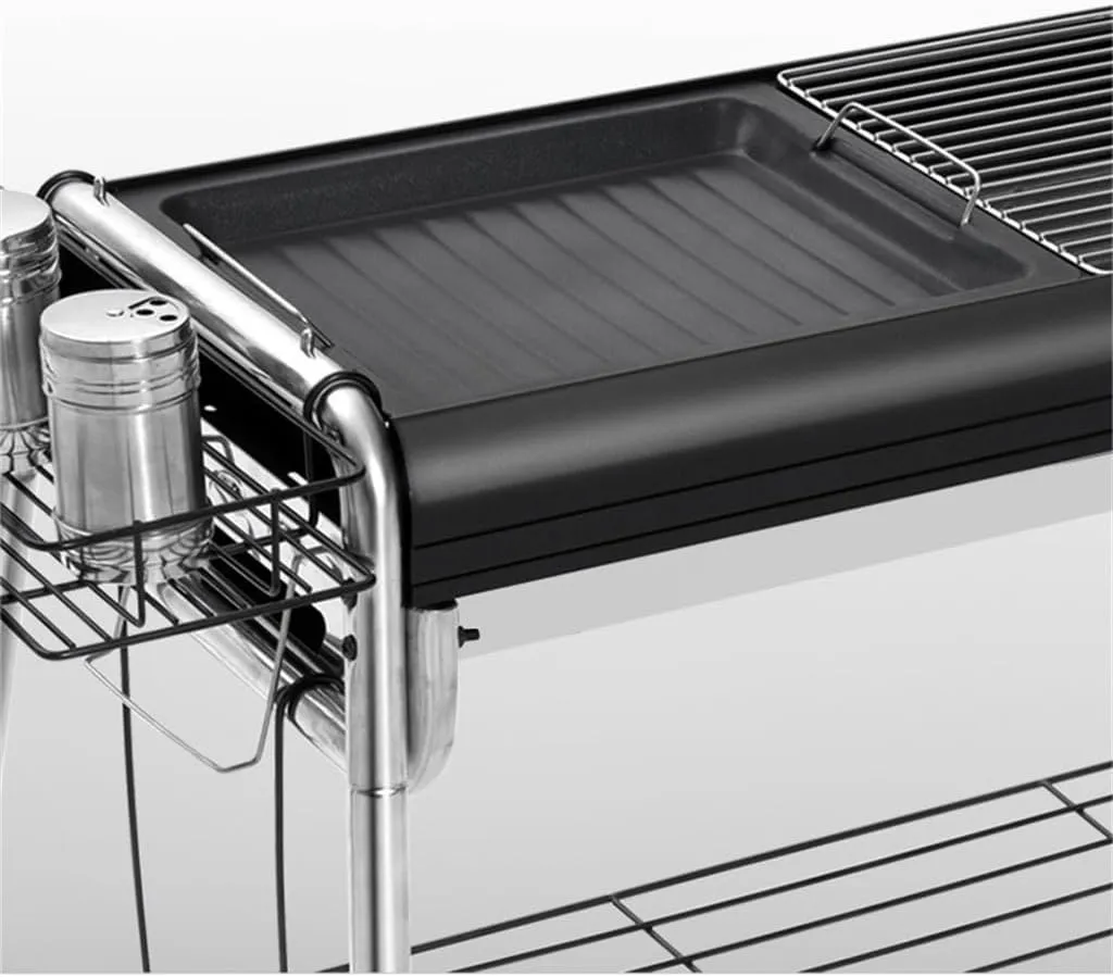 Outdoor Charcoal Outdoor Carbon Barbecue Stove Rack Outdoor Barbecue Stove Stainless Steel Barbecue Rack