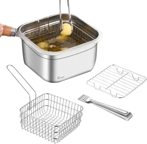 Outdoor Cookware Set - Portable Camp Cook Set | 2500ml Backpacking Camping Pot, Hiking Cooking Gear