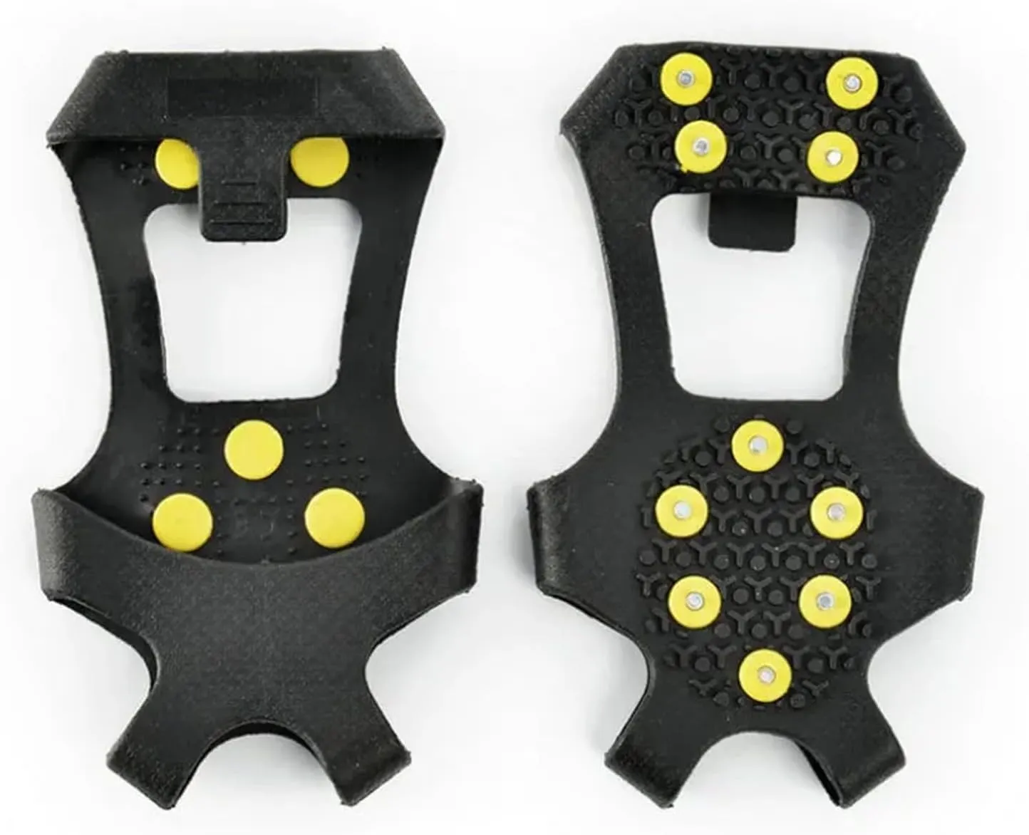 Outdoor Crampons 10-Tooth Anti-Skating Claws Ice Climbing Mountaineering Rock Climbing Snow Non-Slip Shoe Set Shoe Nail Grips