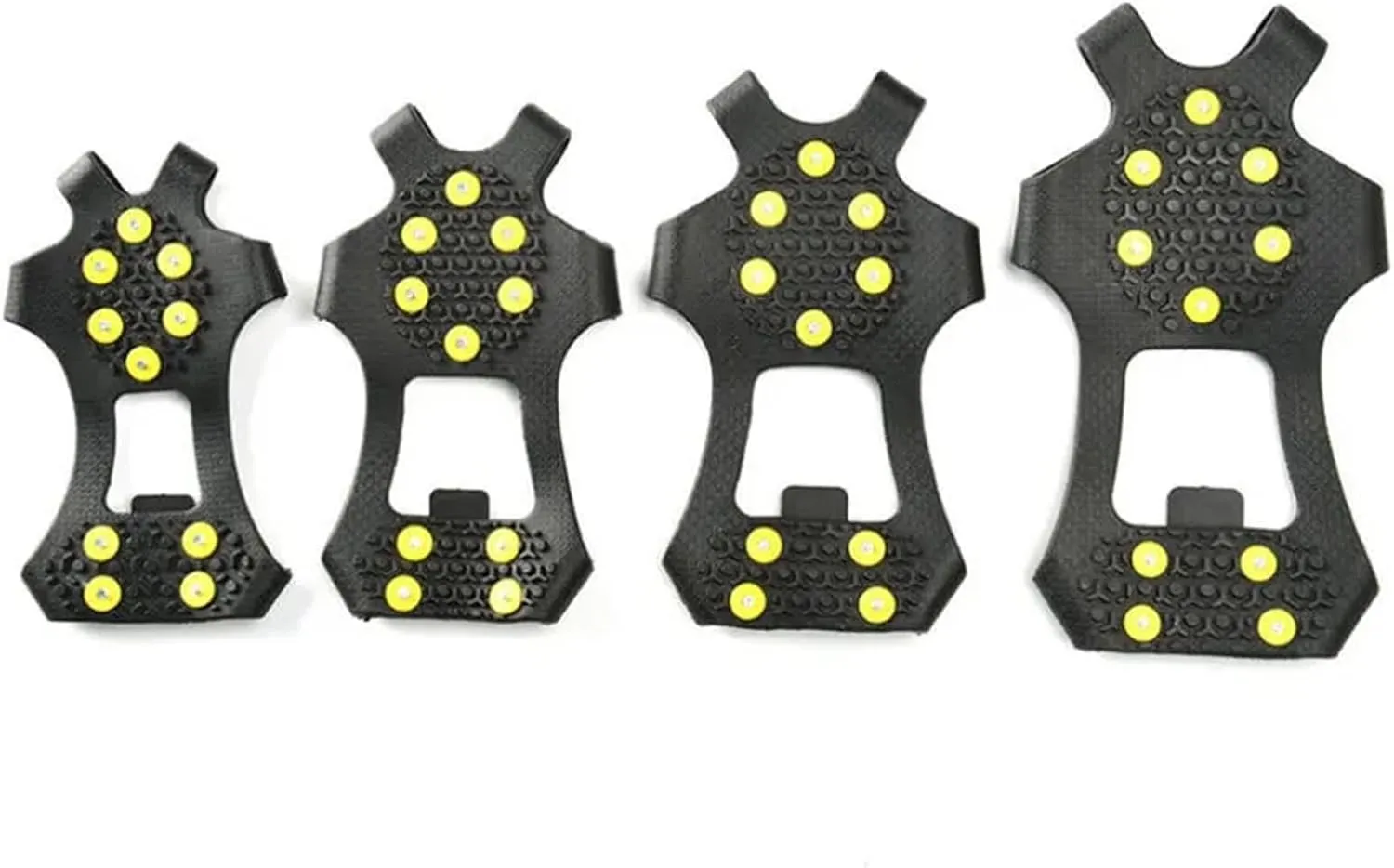 Outdoor Crampons 10-Tooth Anti-Skating Claws Ice Climbing Mountaineering Rock Climbing Snow Non-Slip Shoe Set Shoe Nail Grips