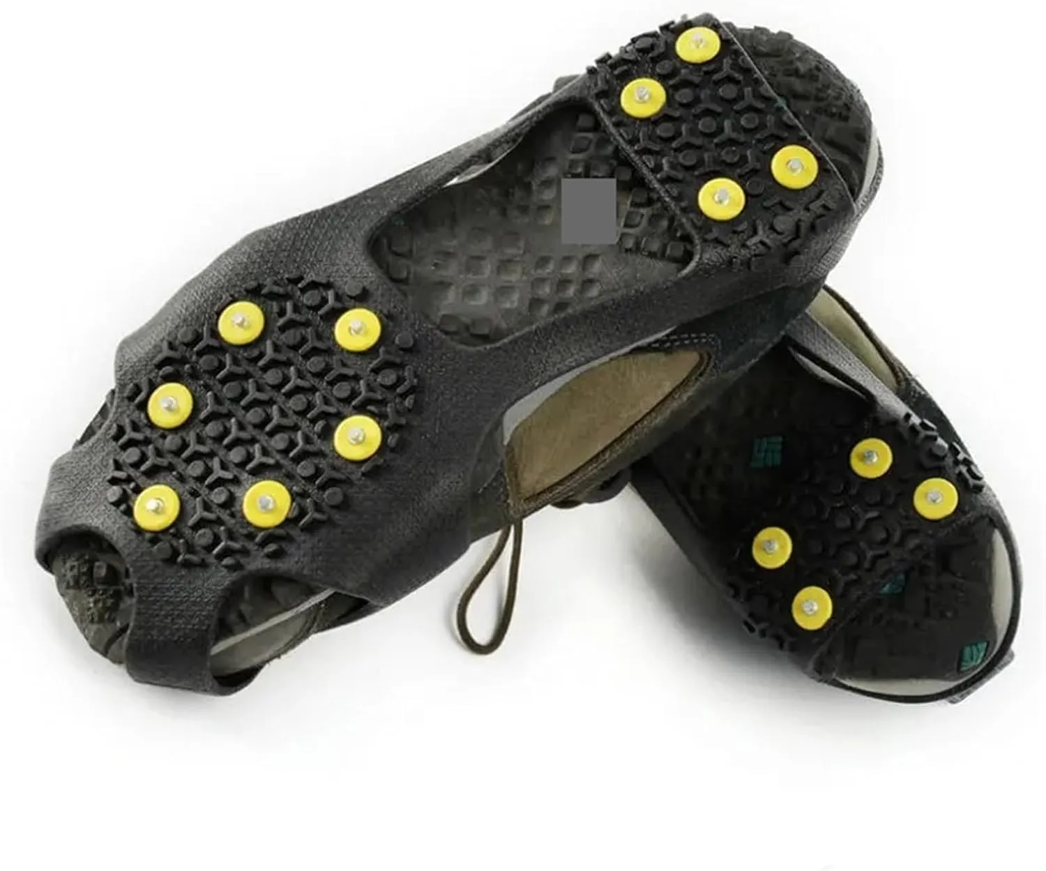 Outdoor Crampons 10-Tooth Anti-Skating Claws Ice Climbing Mountaineering Rock Climbing Snow Non-Slip Shoe Set Shoe Nail Grips