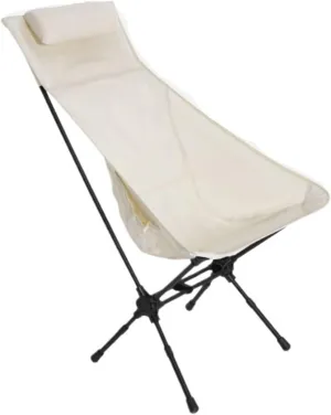 Outdoor Folding Chair Alloy Ultra-Light Portable Fishing Director Chair Beach Chair Camping High Back Chair(White)