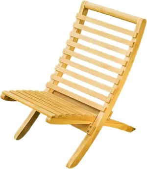Outdoor Folding Chair Folding Fire Pit Chairs for Beach Pool Bamboo Lightweight Portable Camping Picnic Backpacking Hiking Fishing Beach Collapsible Chair Supports 200 Lbs ergonomic camping c