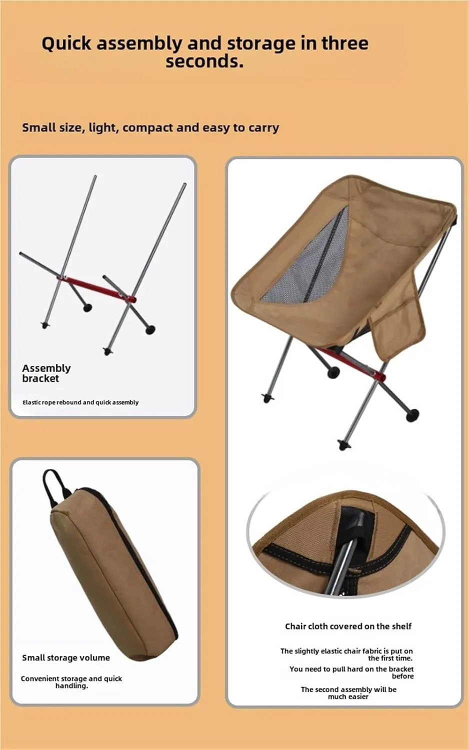 Outdoor Folding Chair Portable Backrest Fishing Stool Maza Director Chair Widened Camping Recliner(Green)