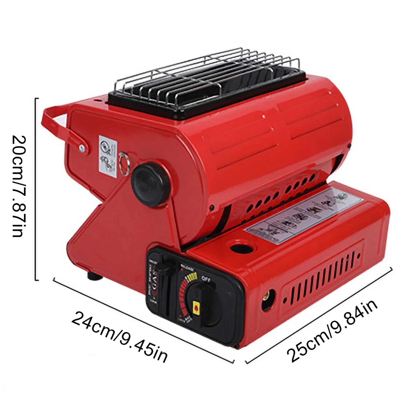 Outdoor Heater Portable Gas Heater Camping Heating Stove Mini Tent Heater Roast Stove Gas Heating Furnace For Camping Supplies