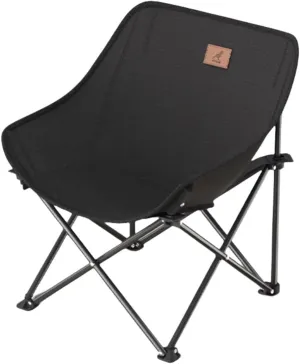 Outdoor Portable Folding Chair Fishing Stool Camping Chair Moon Chair Table Chair Ultra Light Folding Stool Sketch Recliner Stool (Black)