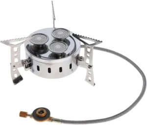 Outdoor Portable Folding Gas Stove Heater 3Wick Camping Picnic Burner Furnace