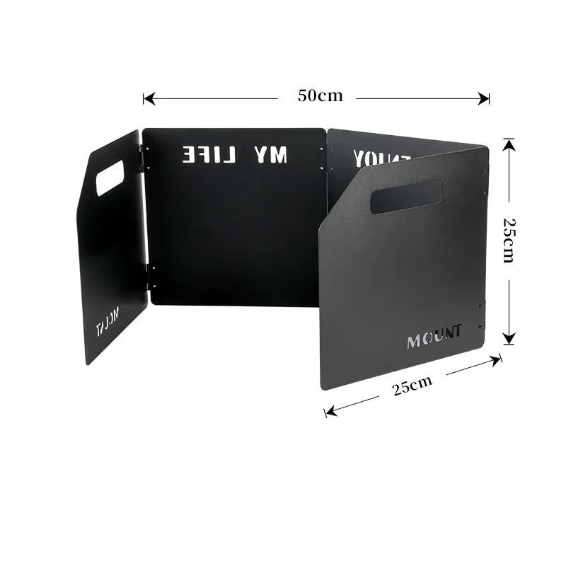 Outdoor Portable Gas Stove Windshield Stove Windshield
