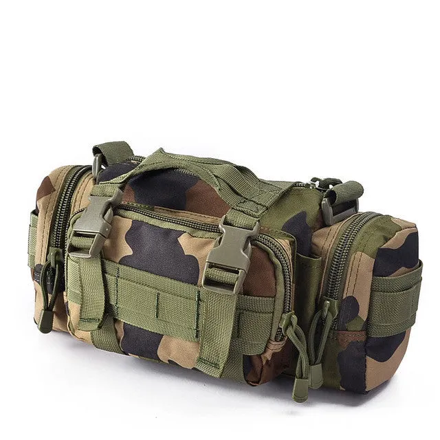 Outdoor Sports Bag with Military Design