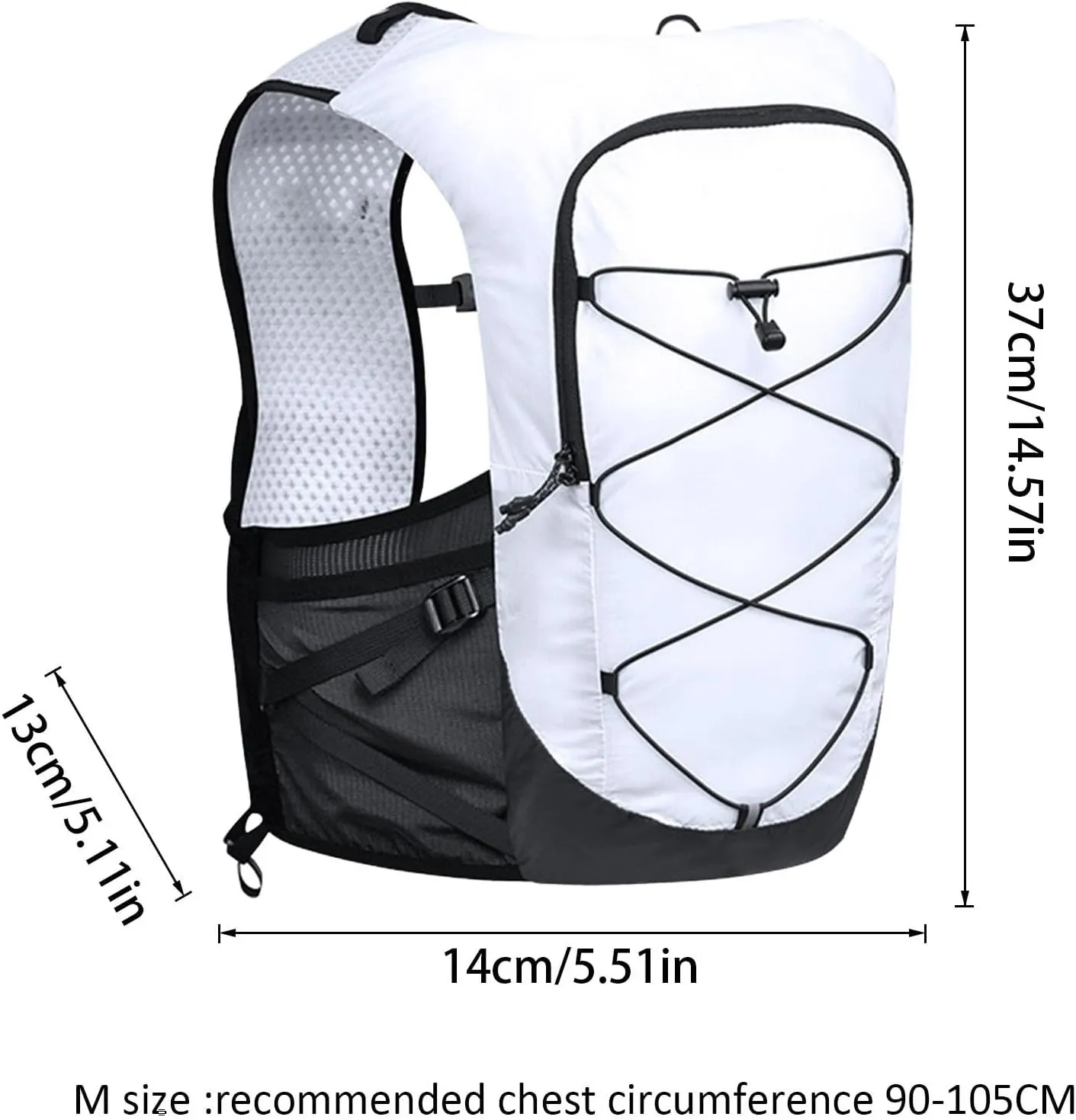 Outdoor Sports Trail - Running Backpack for Sports Trail | Cycling Hydration Packs Stable & Soft Hydration Pack for Outdoor Sports
