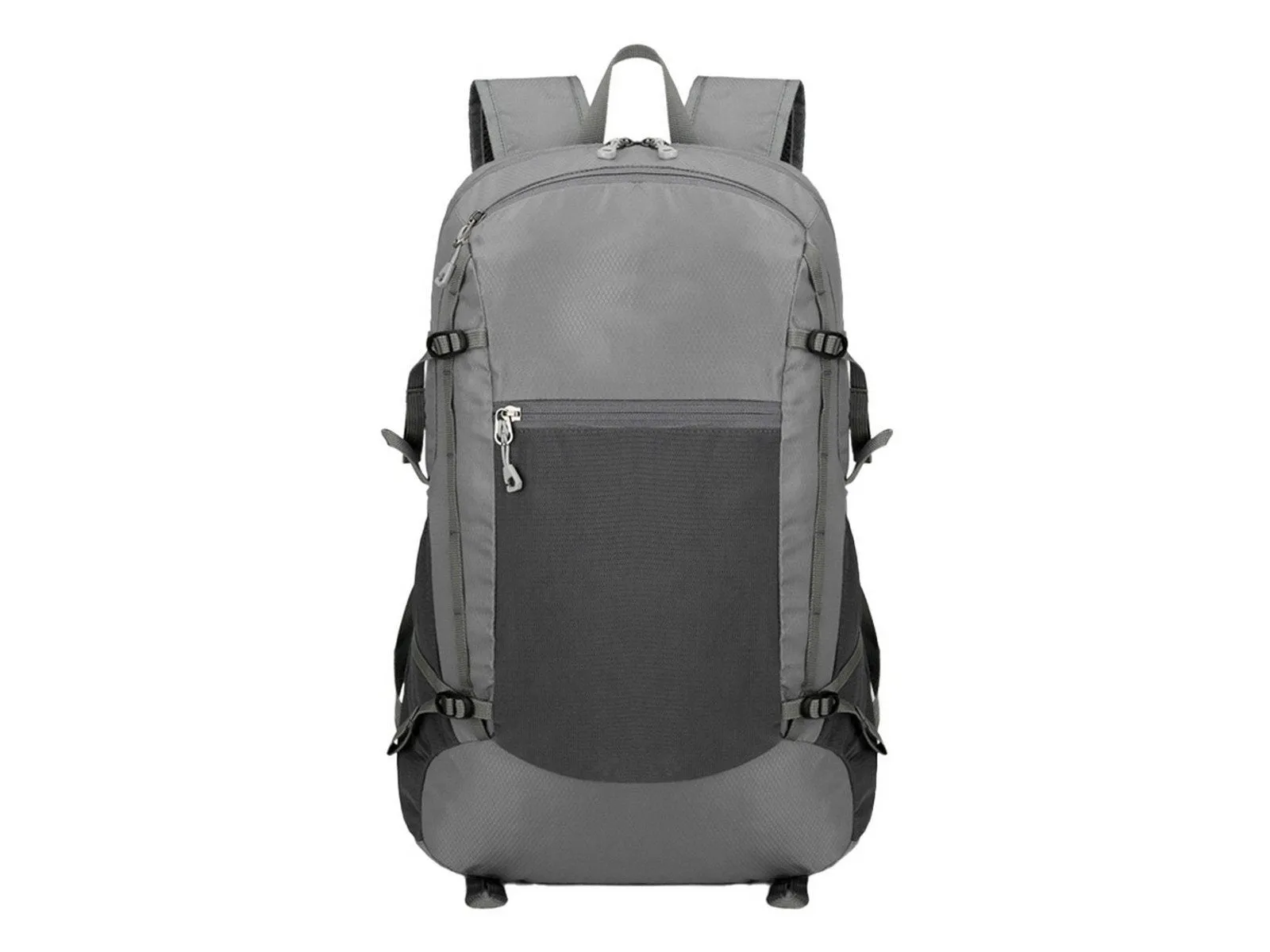 Packable Men Hiking - Backpack for Women Unisex Daypack Backpack Clear communication Grey Travel Heavy-duty