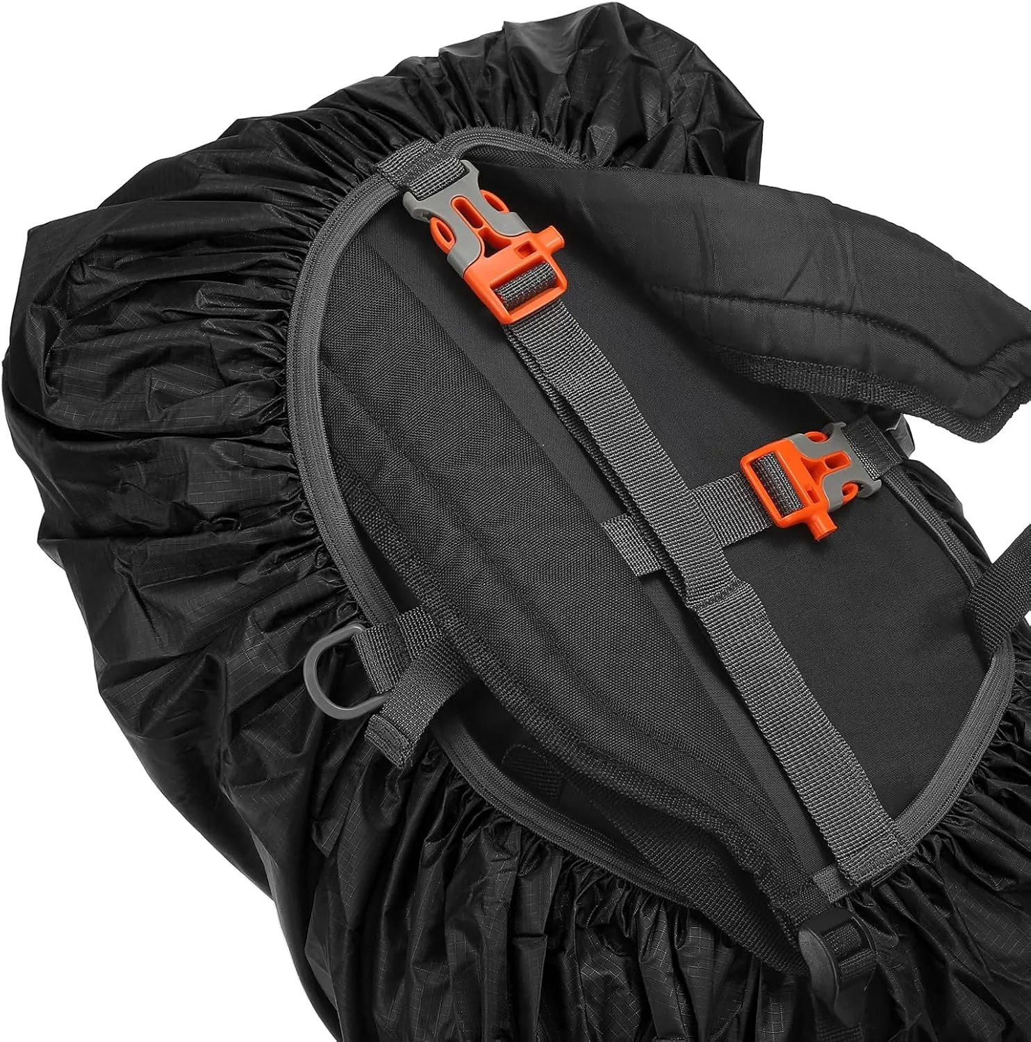 PATIKIL Waterproof Backpack Rain Cover, Backpack Covers with Anti-Slip Cross Buckle Straps & Drawstring Bag for Hiking Camping