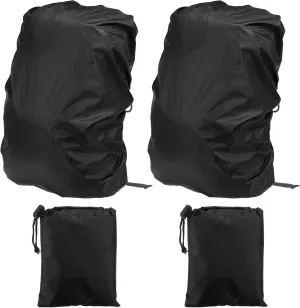 PATIKIL Waterproof Backpack Rain Cover, Backpack Covers with Anti-Slip Cross Buckle Straps & Drawstring Bag for Hiking Camping