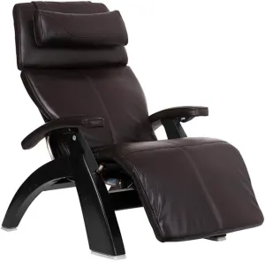 Perfect Chair Human Touch PC-610 Omni-Motion Power Black Matte Zero-Gravity Recliner   Jade Heat Therapy Kit - Espresso Premium Leather
